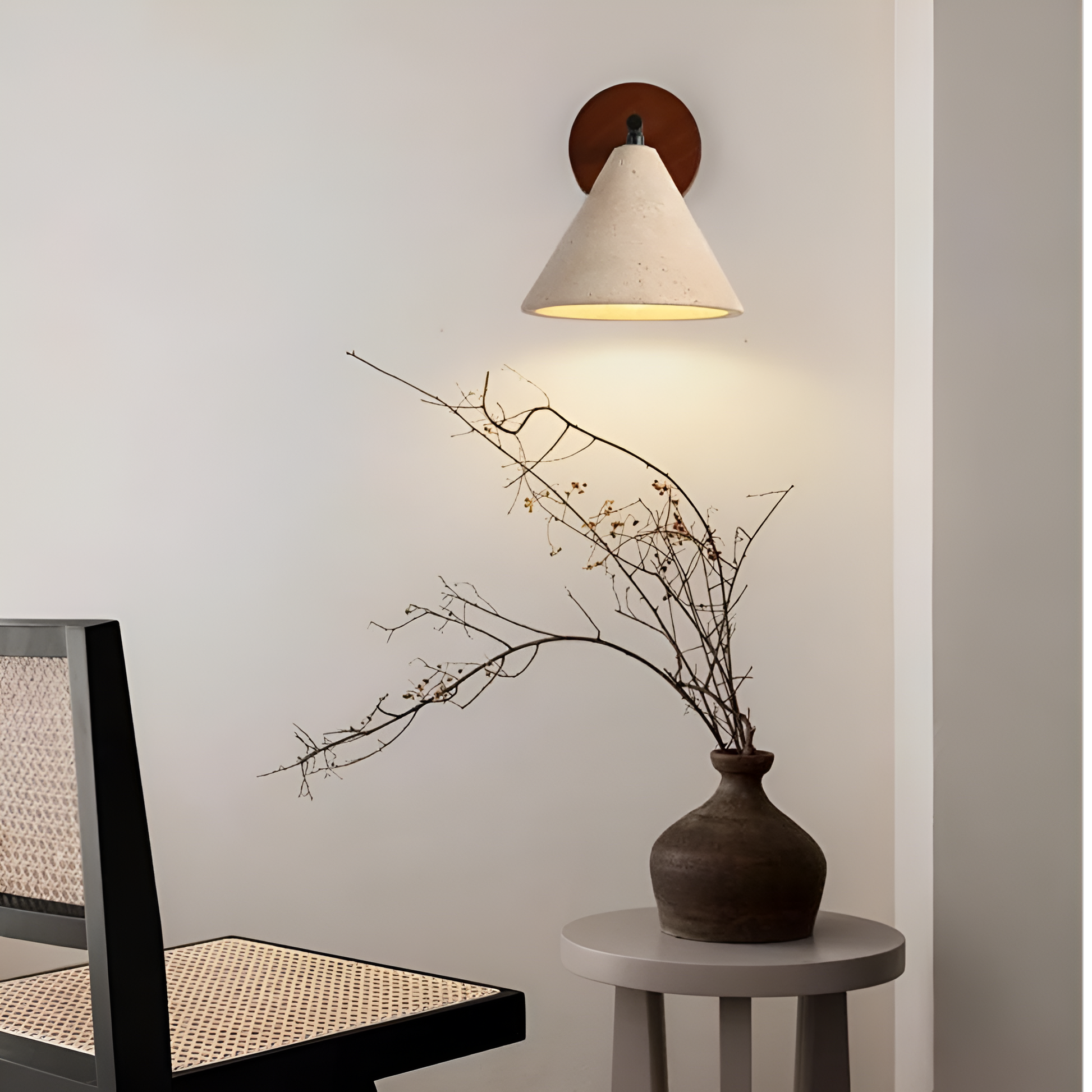 Cone Wall Light | Scandi Modern Wall Sconce-Wall Lamp-Sasha Sydney