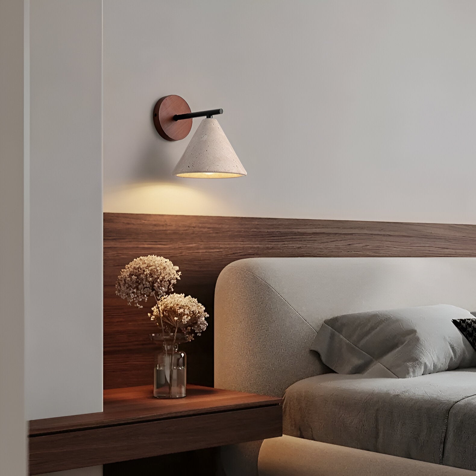 Cone Wall Light | Scandi Modern Wall Sconce-Wall Lamp-Sasha Sydney