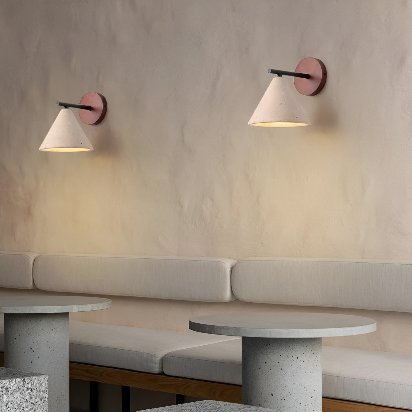 Cone Wall Light | Scandi Modern Wall Sconce-Wall Lamp-Sasha Sydney