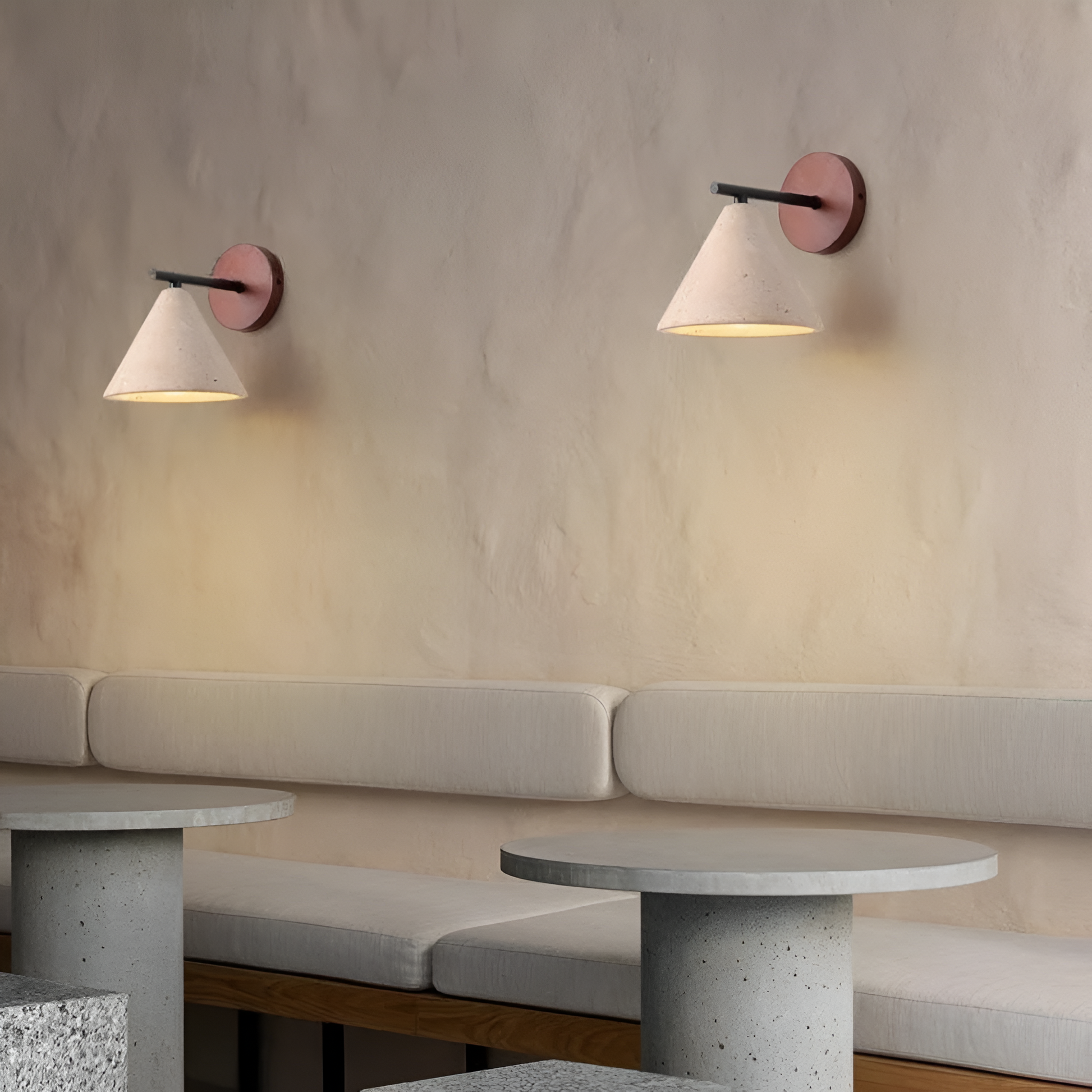 Cone Wall Light | Scandi Modern Wall Sconce-Wall Lamp-Sasha Sydney