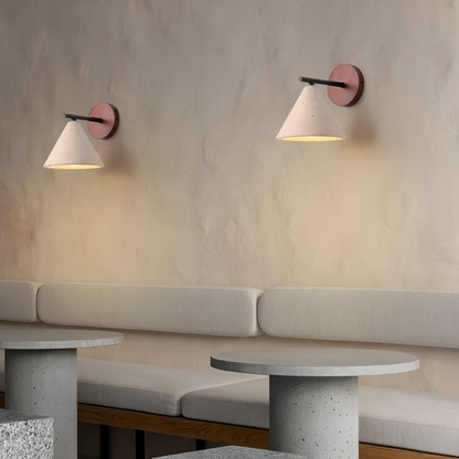 Cone Wall Light | Scandi Modern Wall Sconce-Wall Lamp-Sasha Sydney