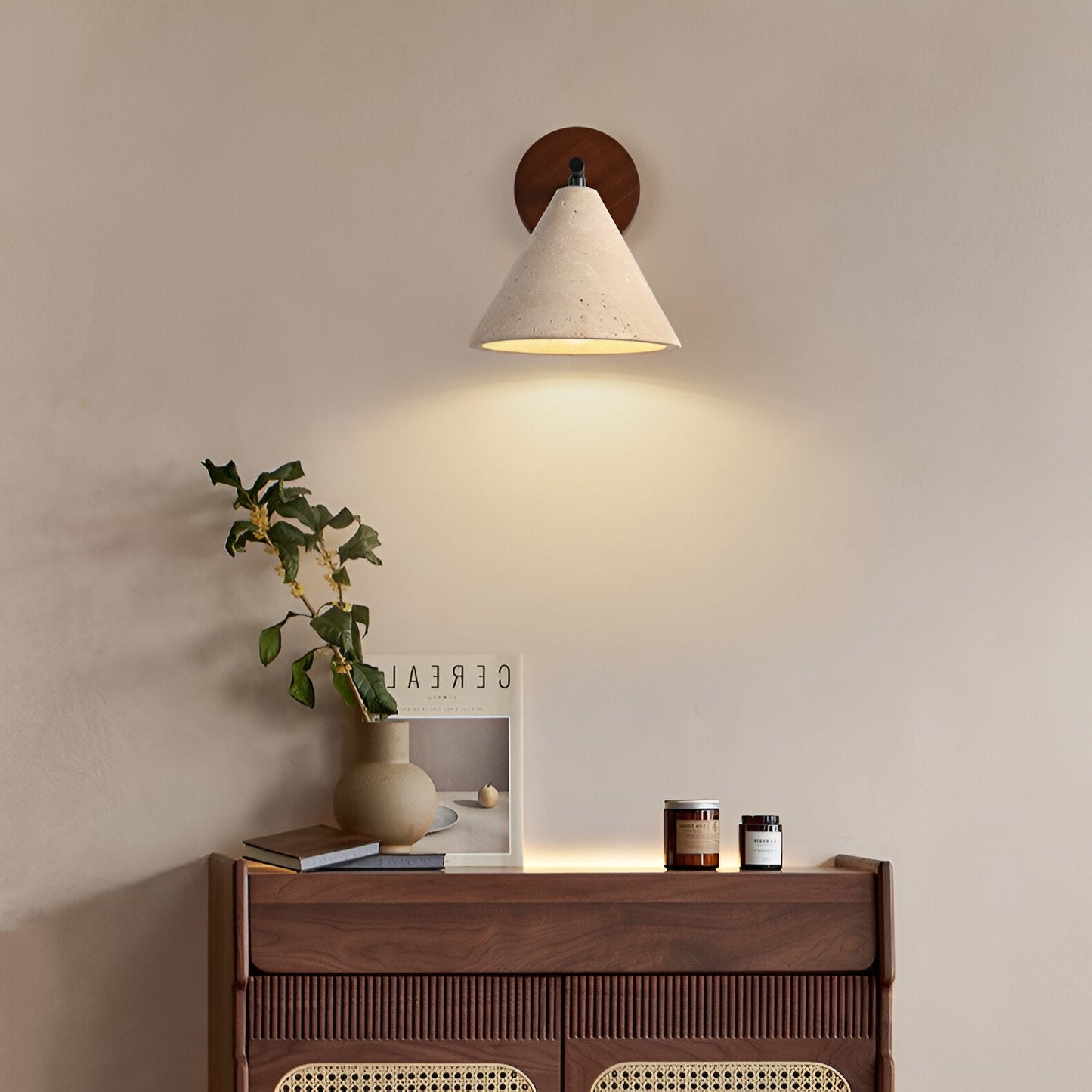 Cone Wall Light | Scandi Modern Wall Sconce-Wall Lamp-Sasha Sydney
