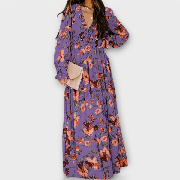 Chloe | Women Floral Maxi Dress | Lightweight & Elegant