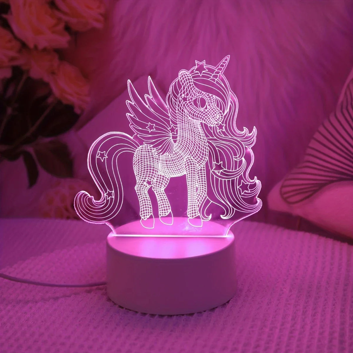 Unicorn Night Light | LED Decorative Lamp-Night Light-Sasha Sydney