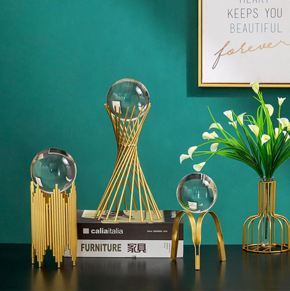 Glass Ball | Desk Decor-Figurine-Sasha Sydney