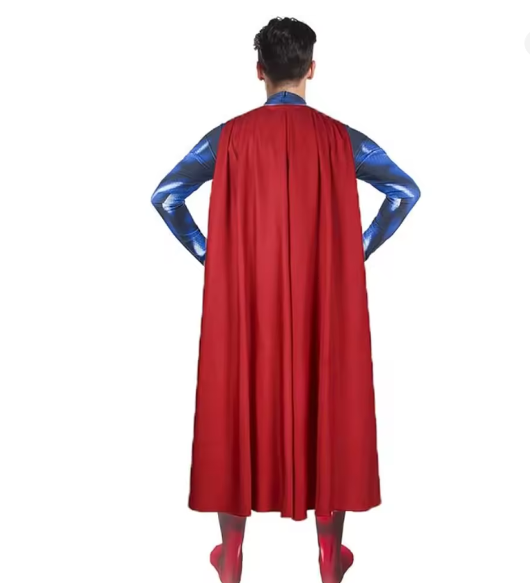 Adult Hero Costume Jumpsuit | Printed Fancy Dress Party Wear