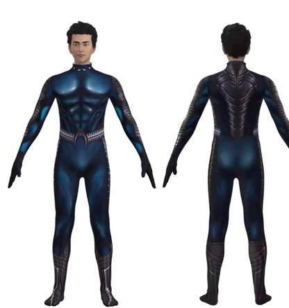 Adult Hero Costume Jumpsuit | Printed Fancy Dress Party Wear