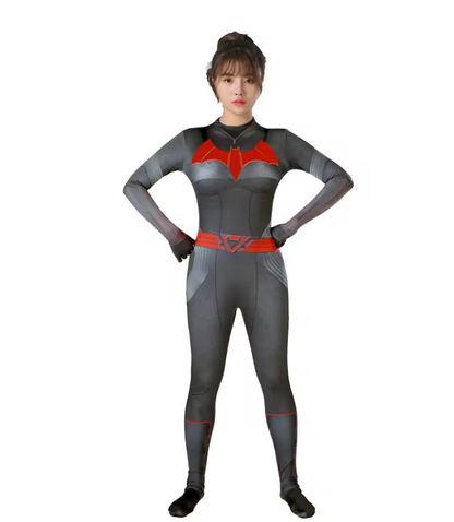 Adult Hero Costume Jumpsuit | Printed Fancy Dress Party Wear