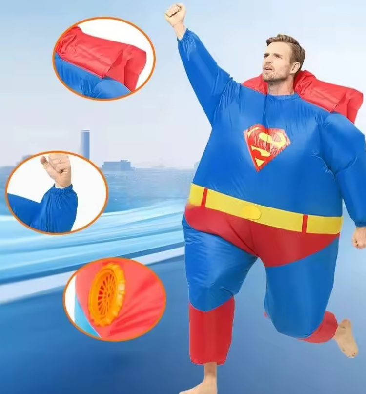 Adult Inflatable Hero Costume | Oversized Party Outfit
