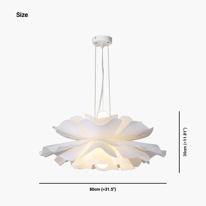 Avant-Garde Petal Pendant Light | Layered Flower Shade Interior Lighting-Ceiling Light-Sasha Sydney