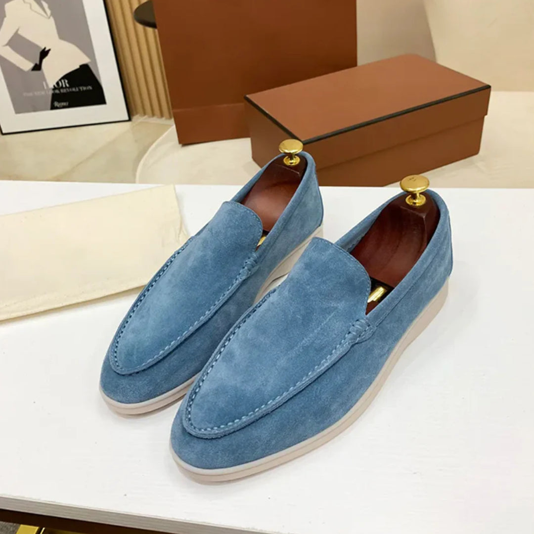 Eliot | Men’s Suede Slip-On Loafers | Multi-Color Classic