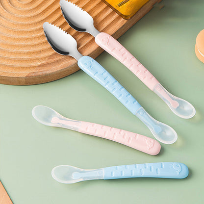 Baby Feeding Spoon | Soft Tip Training Spoon First Feeding-Feeding Spoon-Sasha Sydney