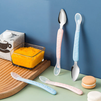 Baby Feeding Spoon | Soft Tip Training Spoon First Feeding-Feeding Spoon-Sasha Sydney