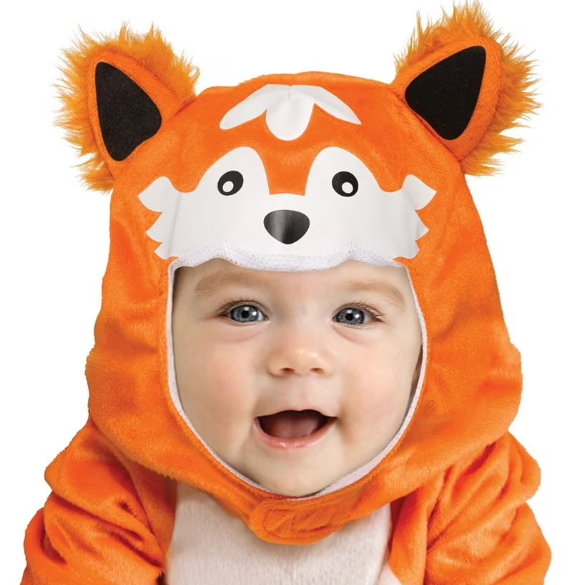 Baby Fox Costume | Hooded Animal Costume Outfit-Kids Costume-Sasha Sydney