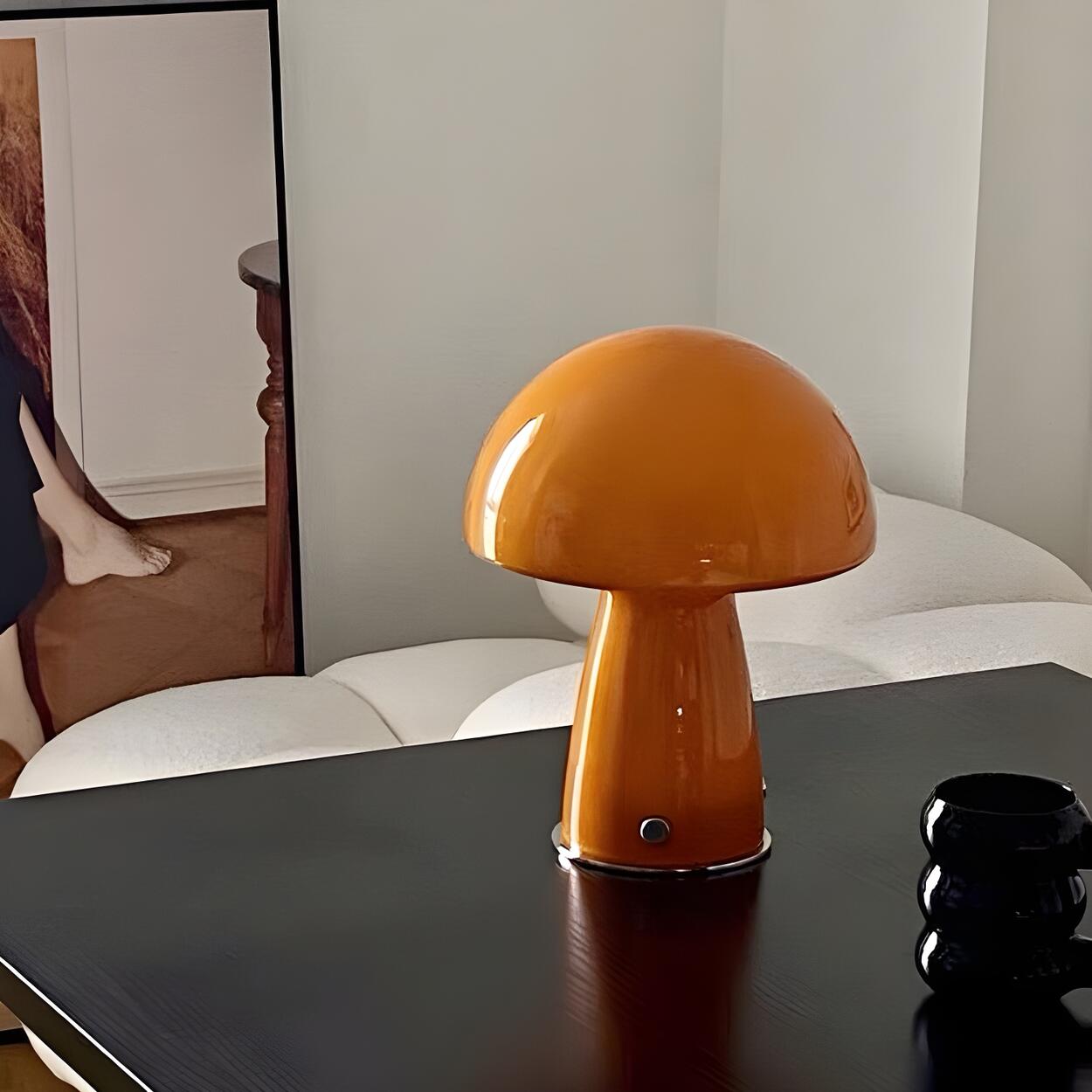 Bedroom Mushroom Table Lamp | Dome Shade Table Light Interior Lighting-Table Lamp-Sasha Sydney