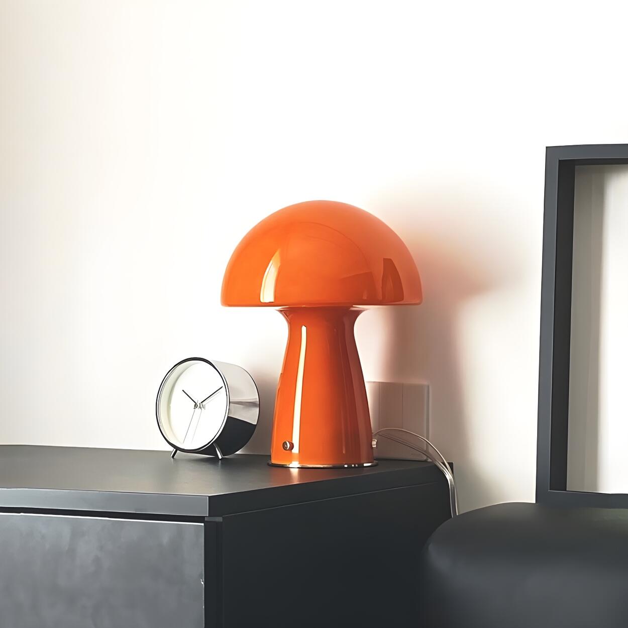Bedroom Mushroom Table Lamp | Dome Shade Table Light Interior Lighting-Table Lamp-Sasha Sydney