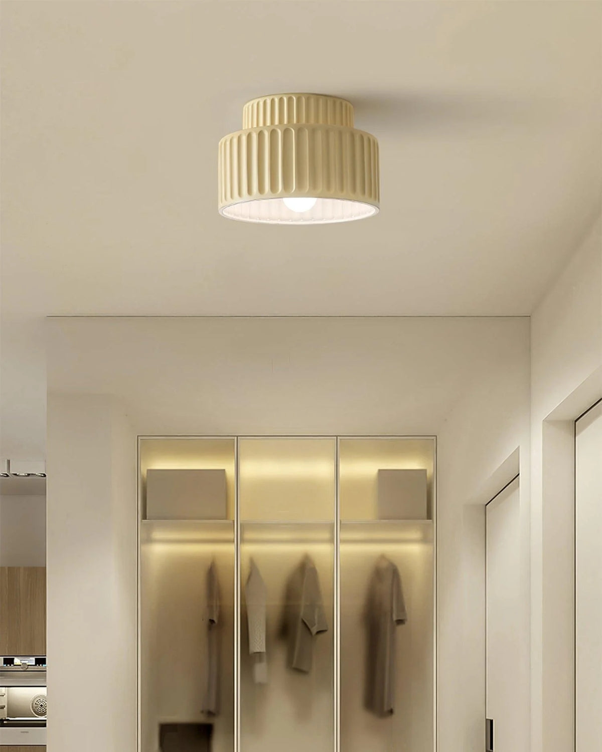 Modern Flush Mount Ceiling Lamp | Low Profile Indoor Lighting-Ceiling Light-Sasha Sydney