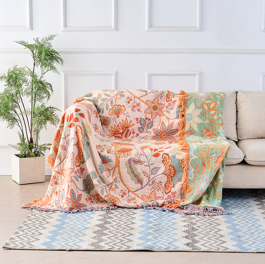 Throw Blanket | Sofa Cover-Blanket-Sasha Sydney