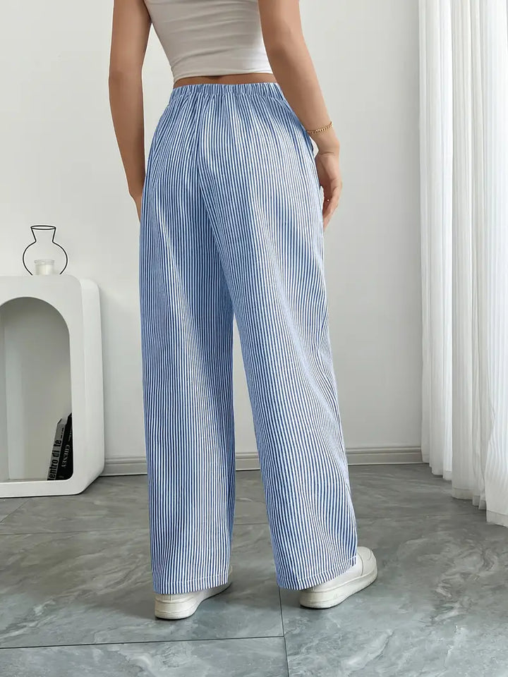 Alina | Women's Striped Pants | Comfortable & Flattering