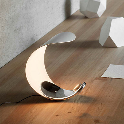 Designer Table Lamp | Modern Half Moon Light-Table Lamp-Sasha Sydney