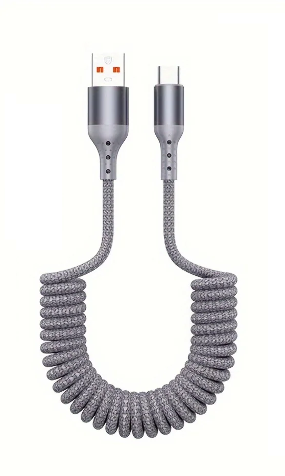100W USB-C Spring Charging Cable – FlexCharge (1+1 FREE) - Image 12