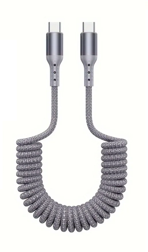 100W USB-C Spring Charging Cable – FlexCharge (1+1 FREE) - Image 14