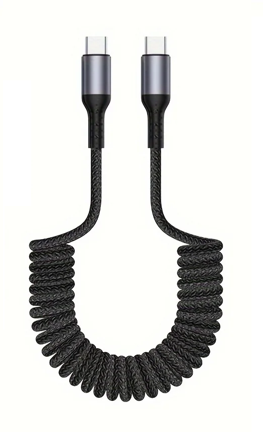 100W USB-C Spring Charging Cable – FlexCharge (1+1 FREE) - Image 11