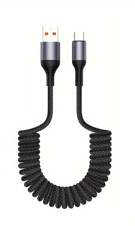 100W USB-C Spring Charging Cable – FlexCharge (1+1 FREE) - Image 13