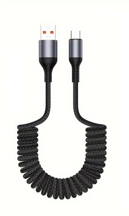 100W USB-C Spring Charging Cable – FlexCharge (1+1 FREE) - Image 13