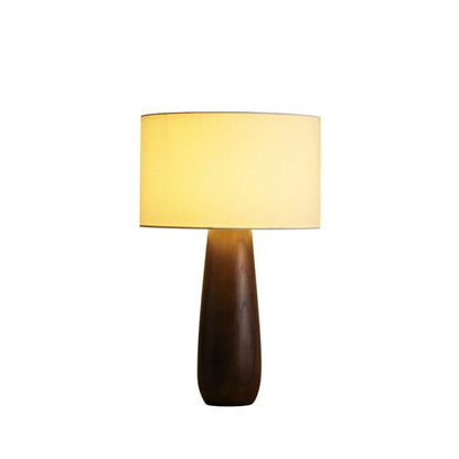 Contemporary Tapered Table Lamp | Drum Shade Table Light Interior Lighting-Table Lamp-Sasha Sydney