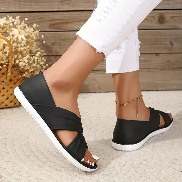 Lila | Women’s Elegant Comfort Slide Sandals | Casual Chic