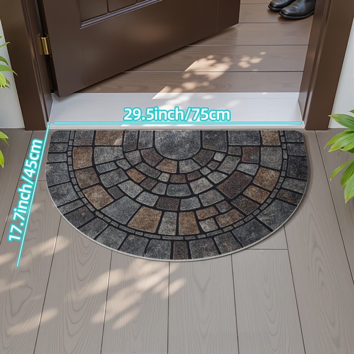 Door Mat | Half Moon Door Mat-Door Mat-Sasha Sydney