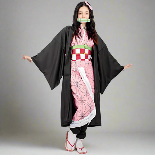Demon Slayer Costume | Anime Character Kimono Outfit-Costume Set-Sasha Sydney
