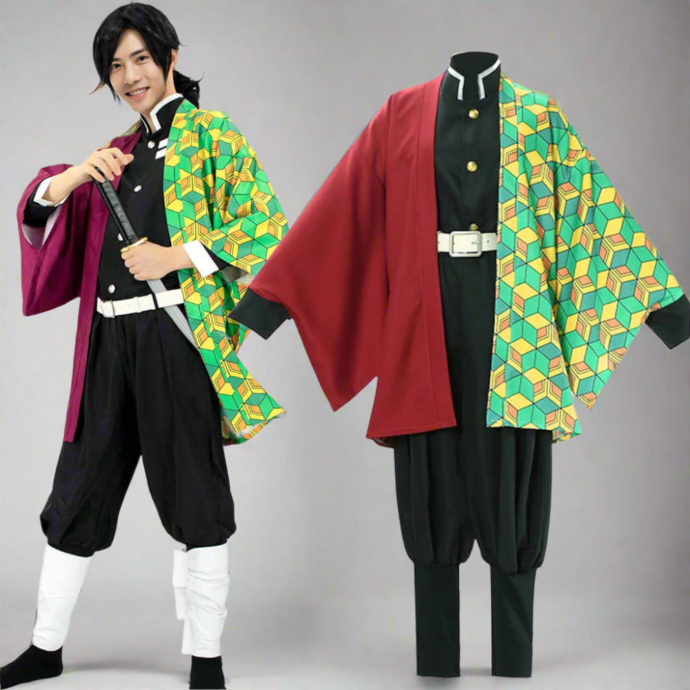 Demon Slayer Costume | Anime Character Kimono Outfit-Costume Set-Sasha Sydney