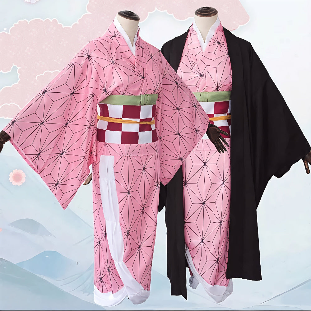 Demon Slayer Costume | Anime Character Kimono Outfit-Costume Set-Sasha Sydney