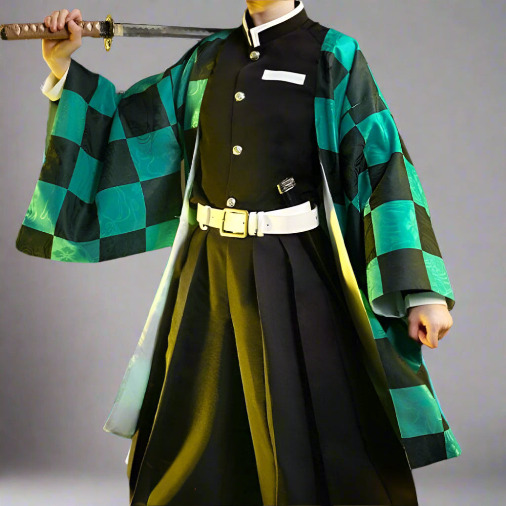 Demon Slayer Costume | Anime Character Kimono Outfit-Costume Set-Sasha Sydney