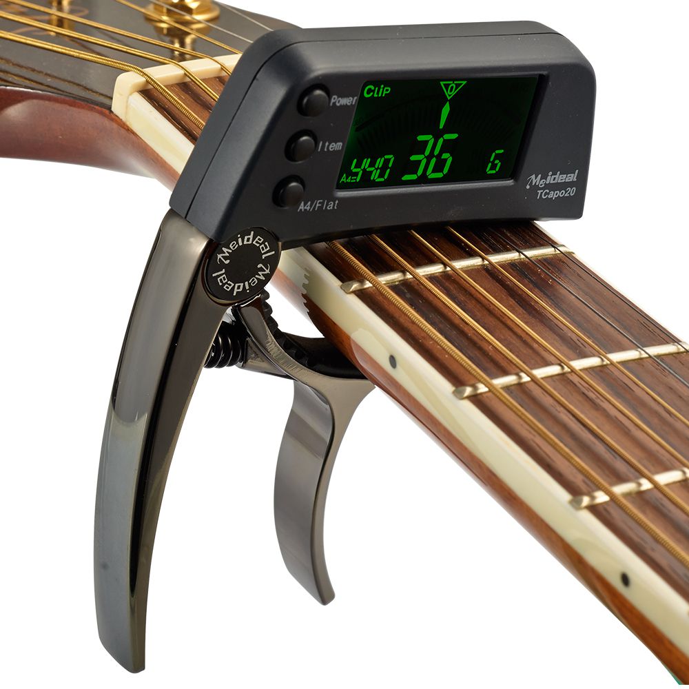 Digital Guitar Capo | LCD Tuner Acoustic Electric Practice-Guitar Capo-Sasha Sydney
