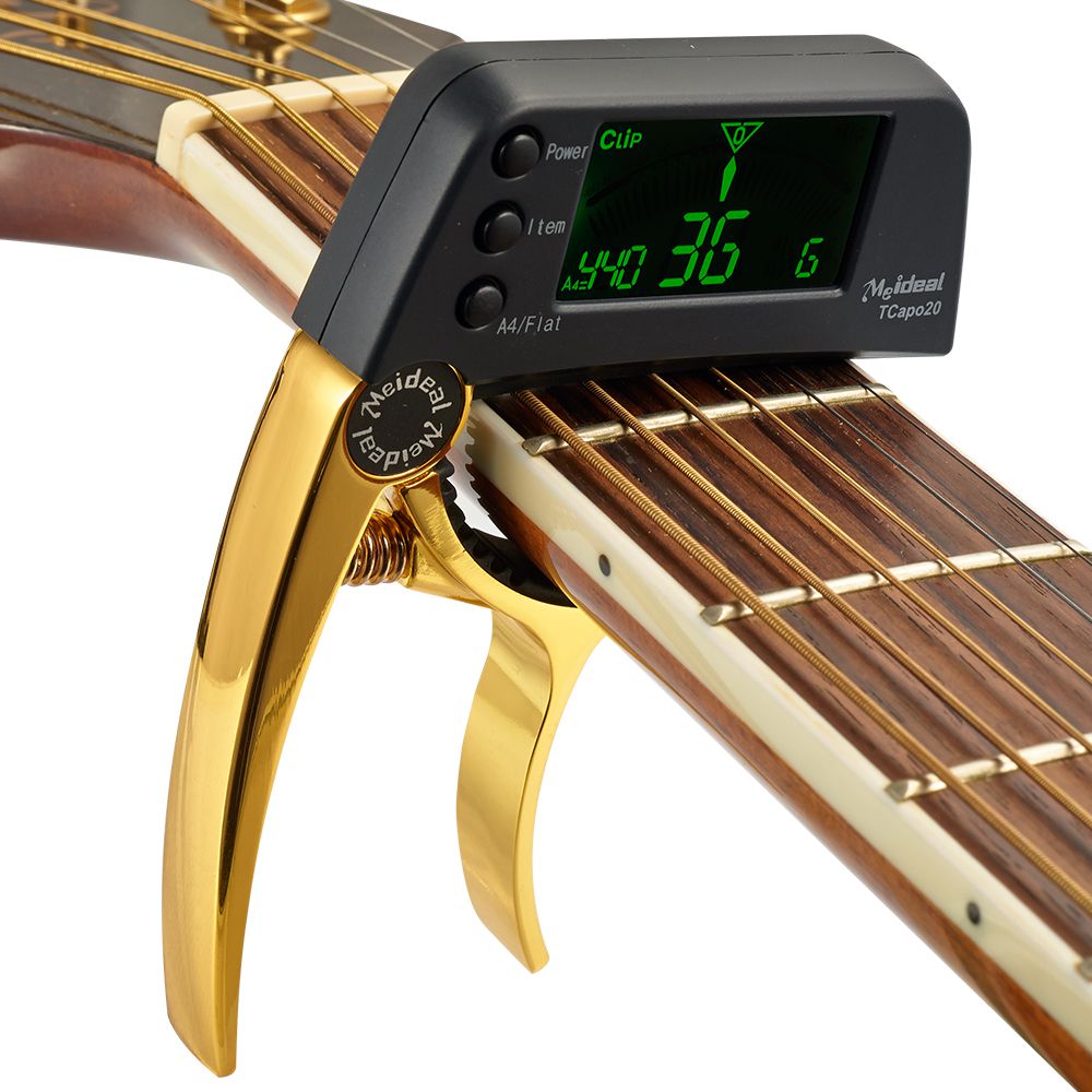 Digital Guitar Capo | LCD Tuner Acoustic Electric Practice-Guitar Capo-Sasha Sydney