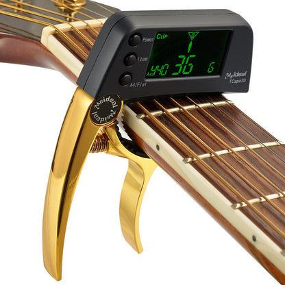 Digital Guitar Capo | LCD Tuner Acoustic Electric Practice-Guitar Capo-Sasha Sydney