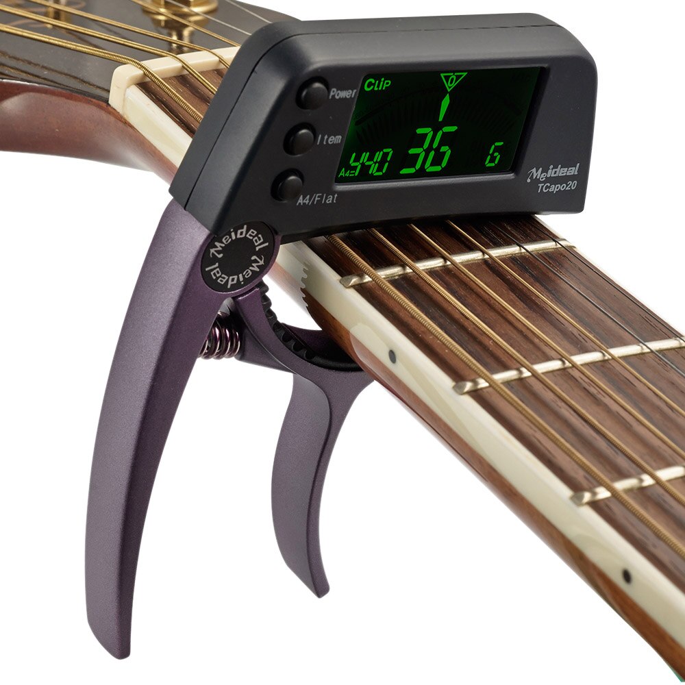 Digital Guitar Capo | LCD Tuner Acoustic Electric Practice-Guitar Capo-Sasha Sydney