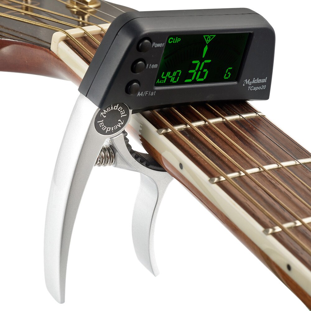 Digital Guitar Capo | LCD Tuner Acoustic Electric Practice-Guitar Capo-Sasha Sydney