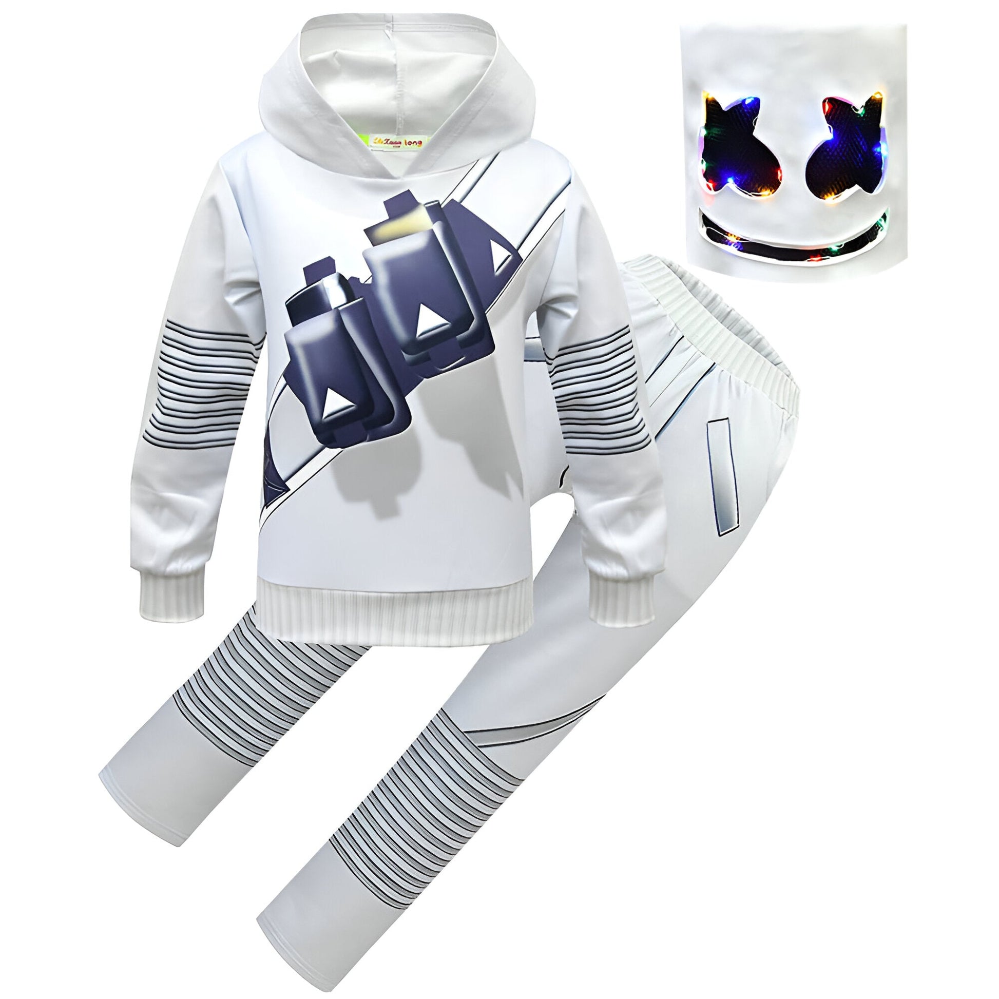 Halloween Costume | LED Marshmello Style Outfit-Halloween Costume-Sasha Sydney