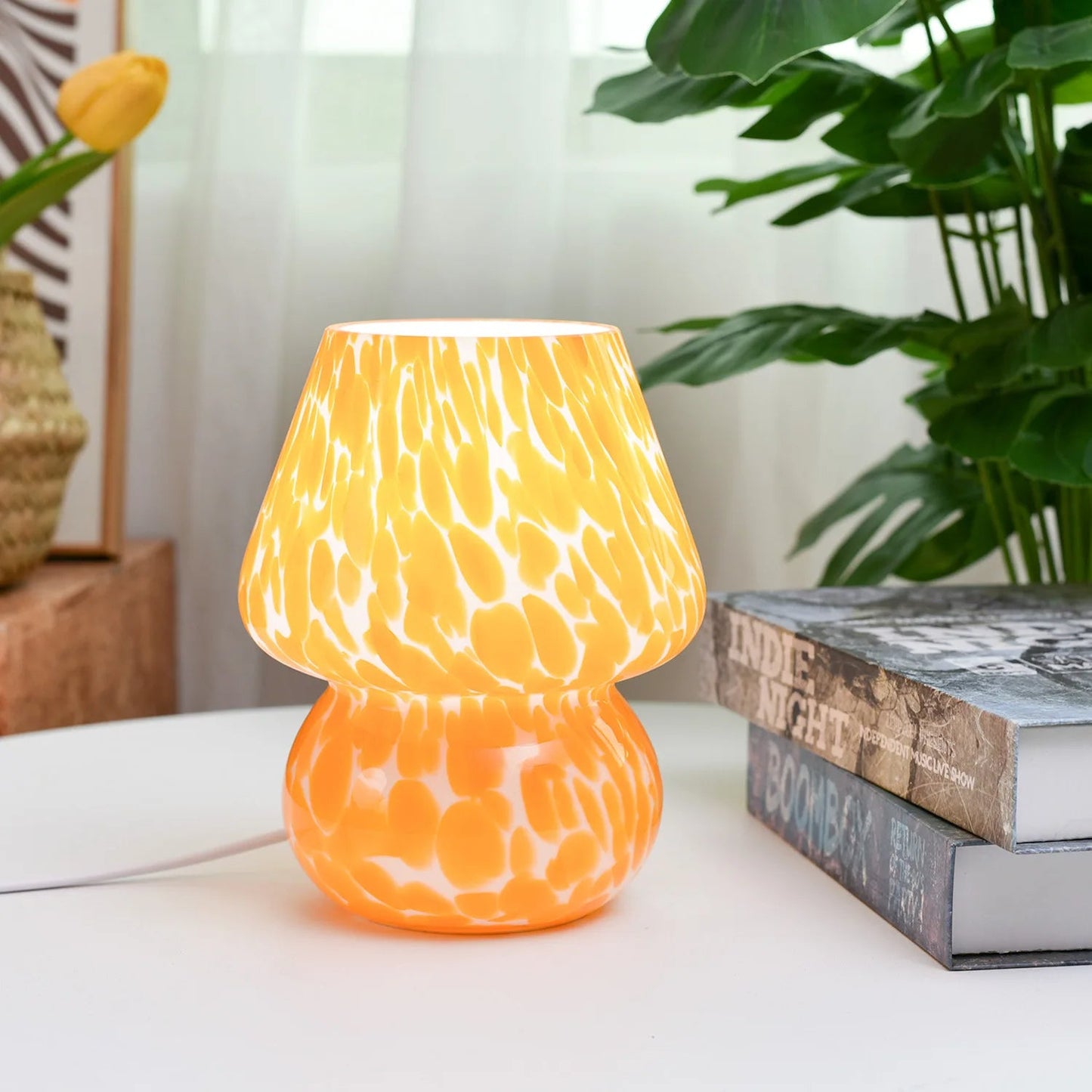Mushroom Table Lamp | Small Bedside Lamp-Table Lamp-Sasha Sydney