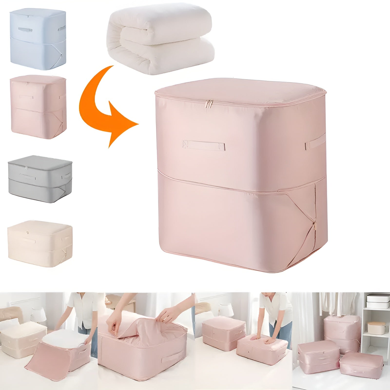 Foldable Wardrobe Organiser | Storage Bag Space Saving Closet Use-Storage Bag-Sasha Sydney