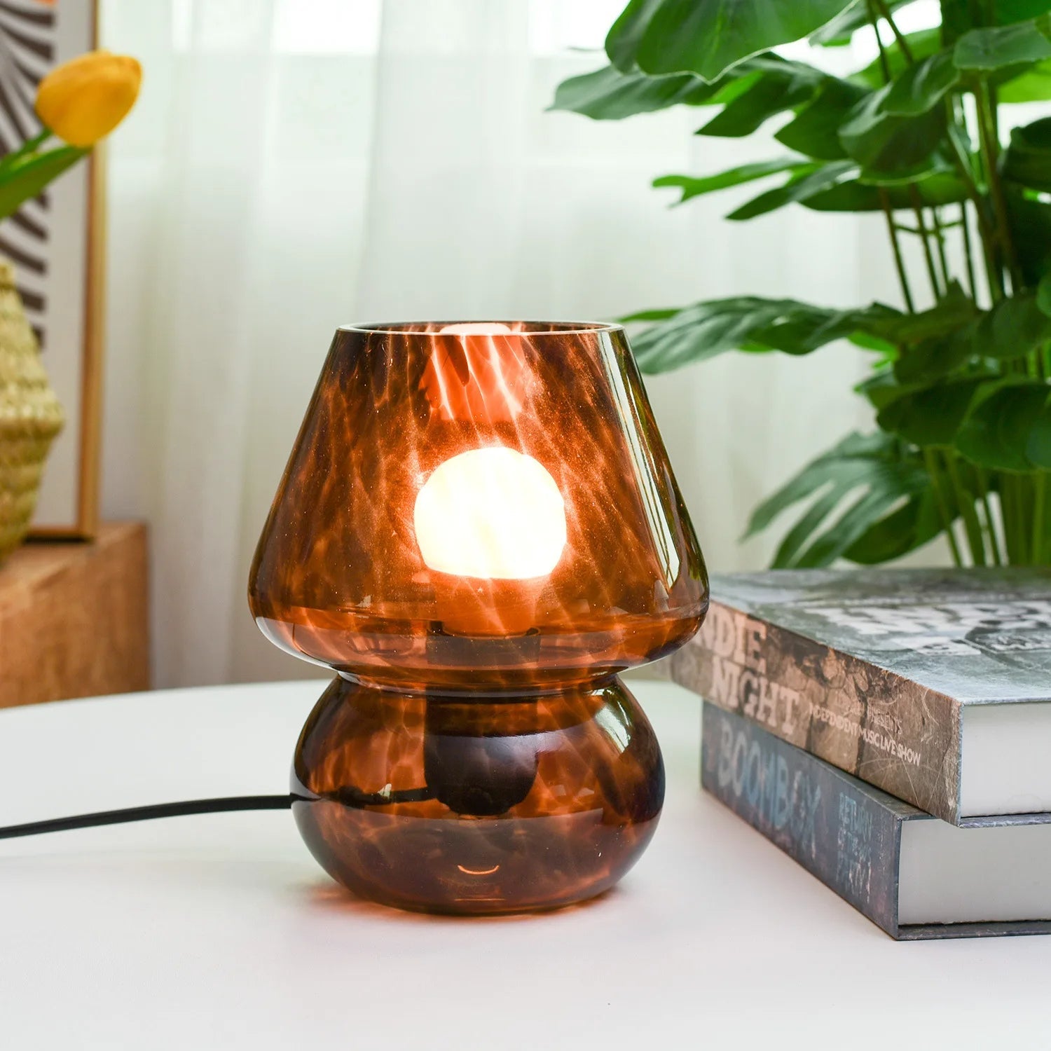 Mushroom Table Lamp | Small Bedside Lamp-Table Lamp-Sasha Sydney