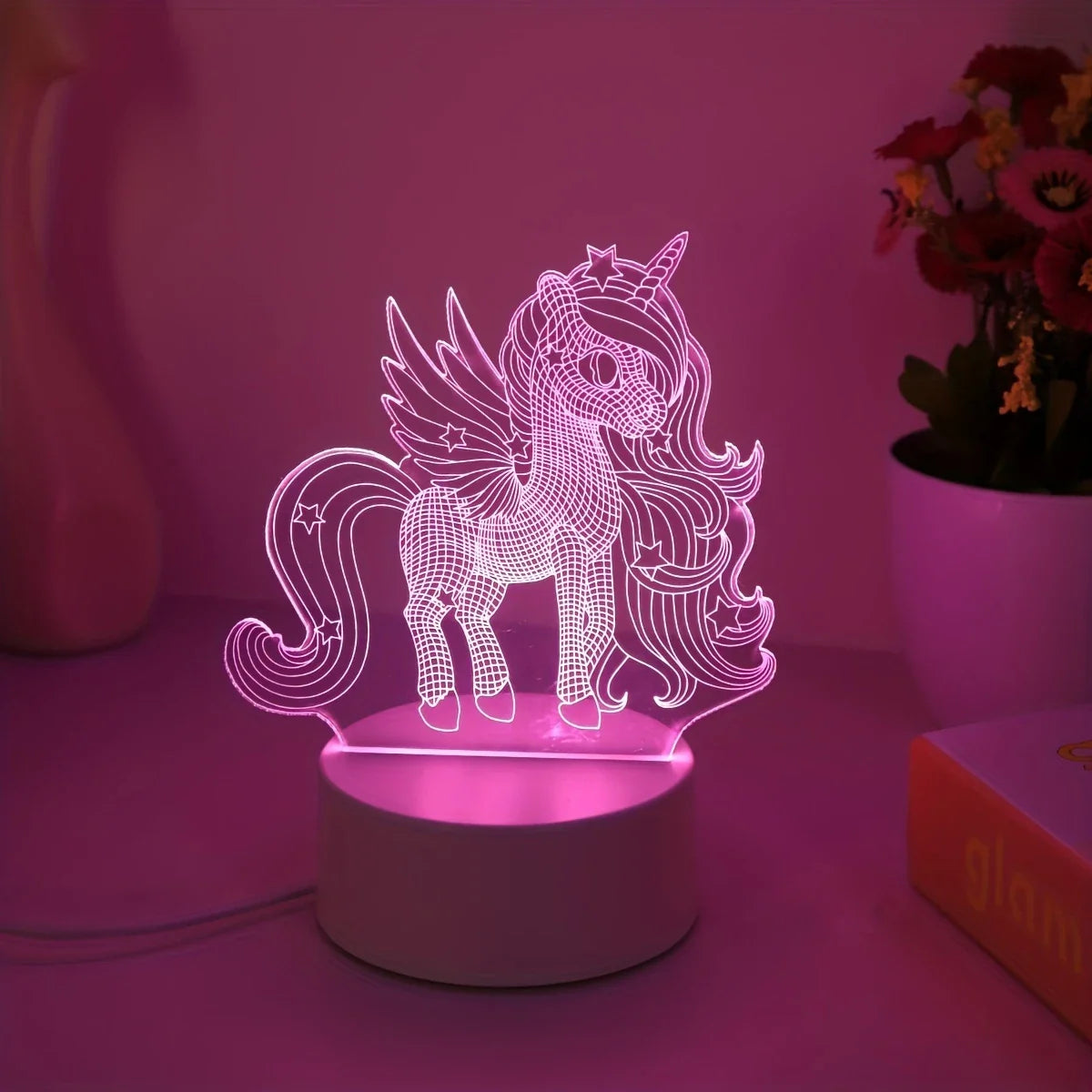 Unicorn Night Light | LED Decorative Lamp-Night Light-Sasha Sydney