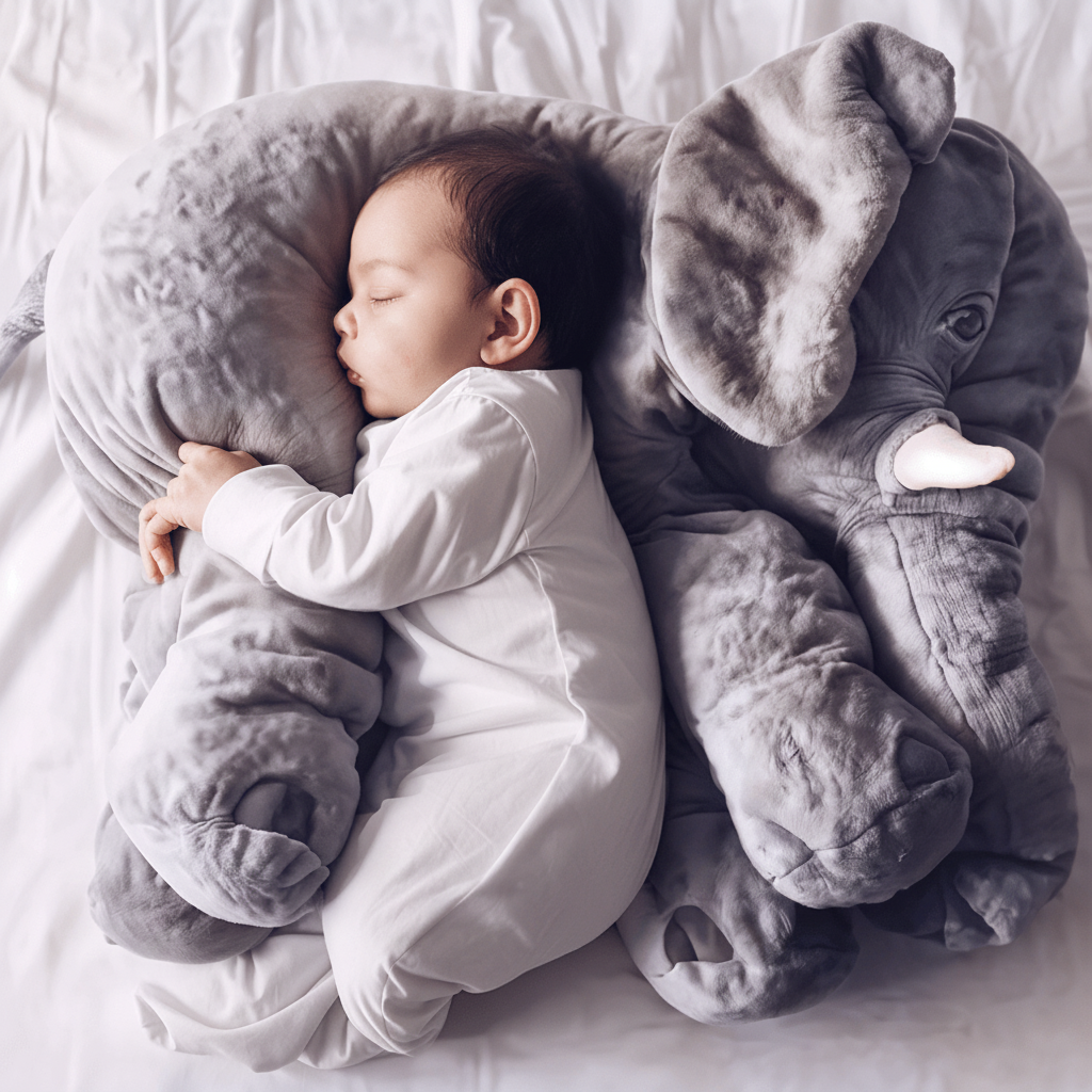 Baby Pillow | Elephant Pillow-Plush Toy-Sasha Sydney