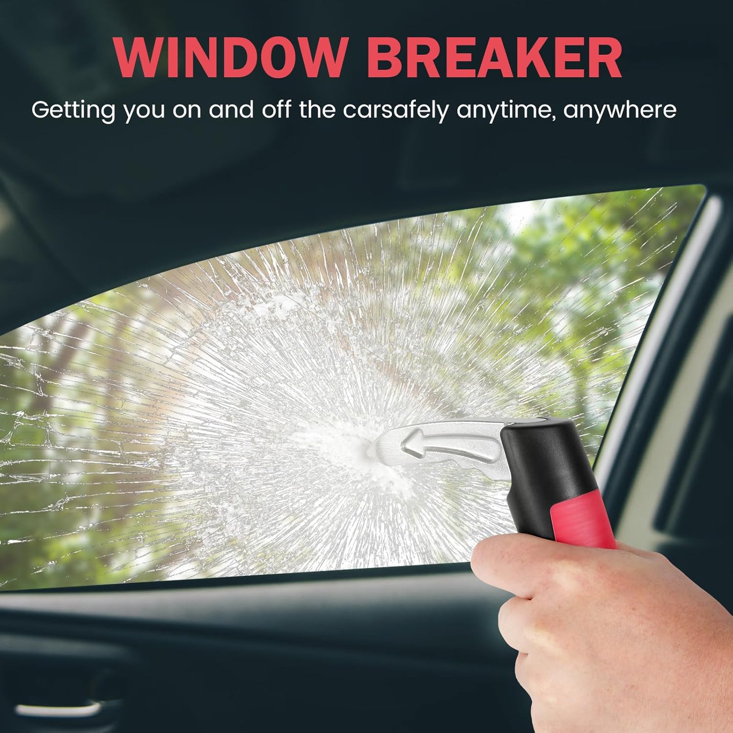 Emergency Window Hammer | Seat Belt Cutter Car Safety Tool-Safety Tool-Sasha Sydney