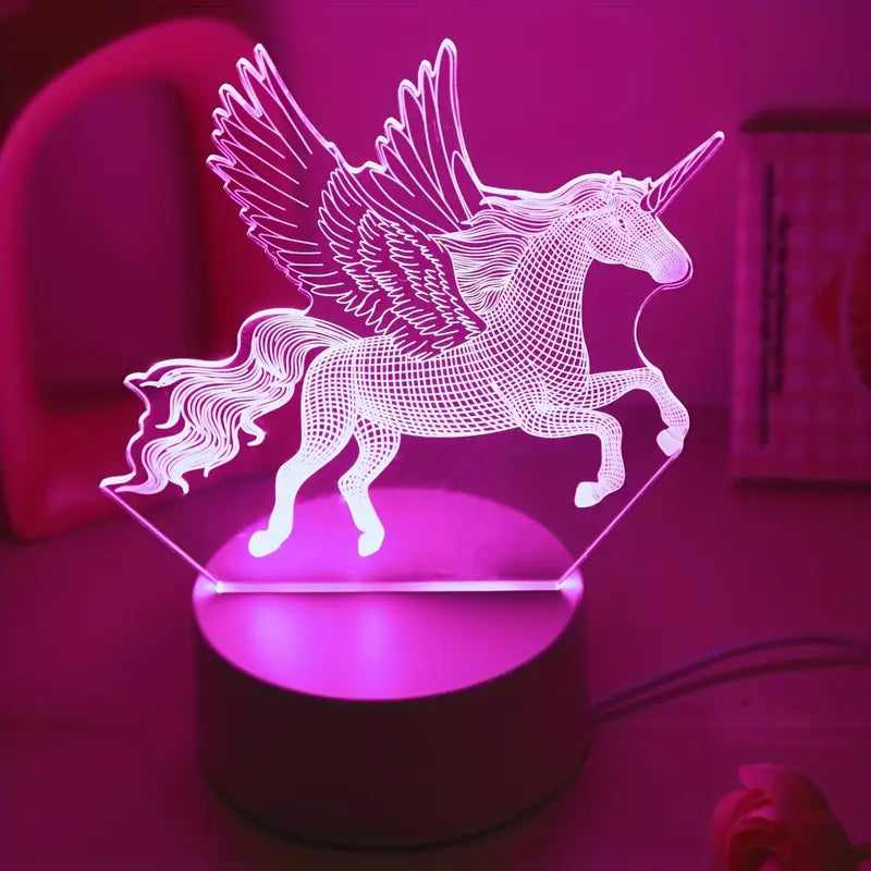 Unicorn Night Light | LED Decorative Lamp-Night Light-Sasha Sydney