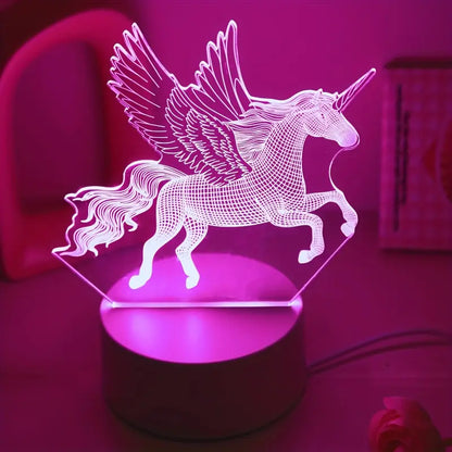 Unicorn Night Light | LED Decorative Lamp-Night Light-Sasha Sydney